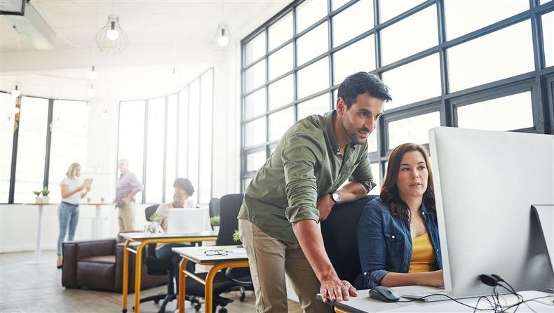 Employees Solving Problems