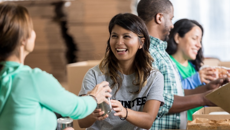 A group of volunteers