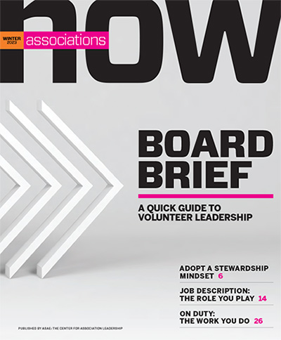 2023 Associations Now Board Brief: A Quick Guide to Volunteer Leadership (digital)