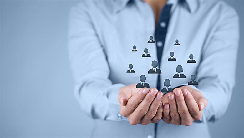 people icons in hands