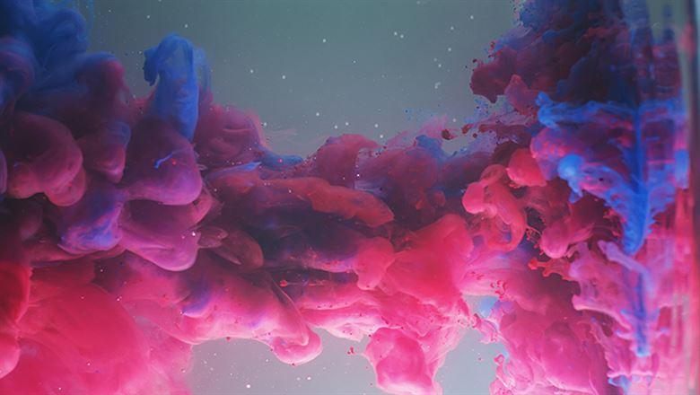 abstract colors in water