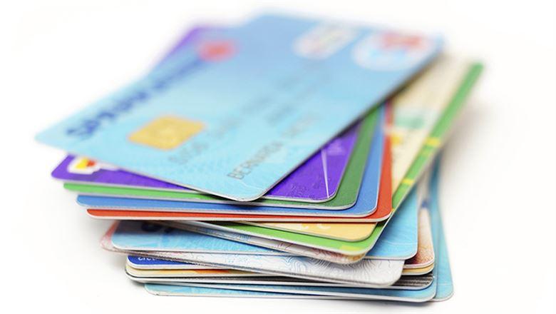 stack of credit cards