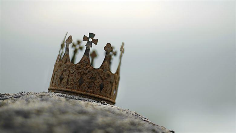 an antique royal crown