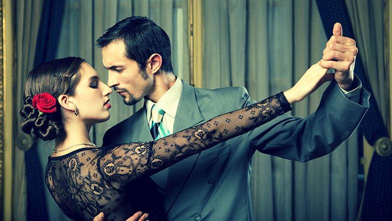 a couple doing the tango