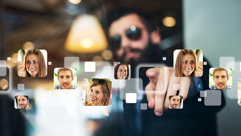 photos of online community members