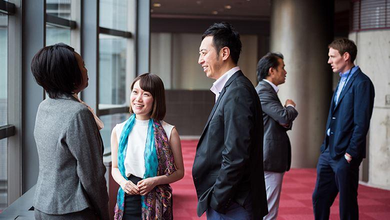 multi-ethnic professionals having a meeting