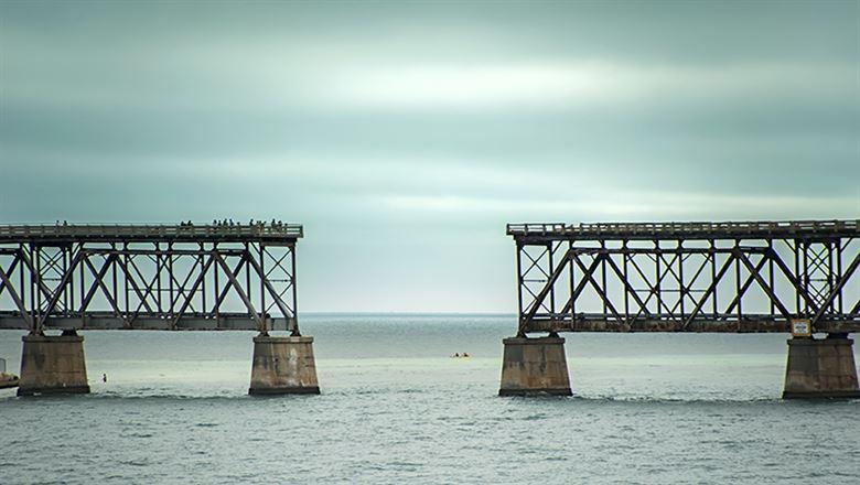 bridge with large gap