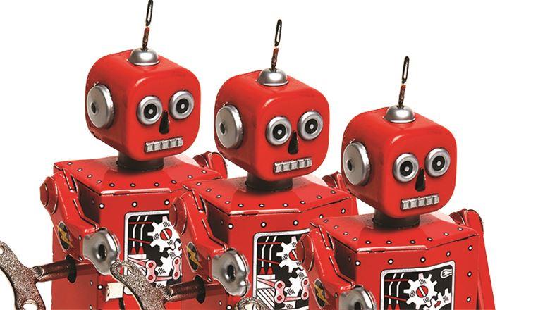 red robots