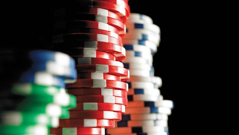 stacks of gambling chips