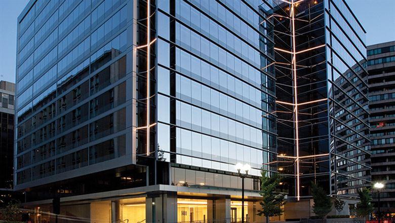 high-rise office building