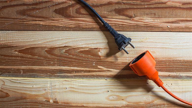 unplugged power cord