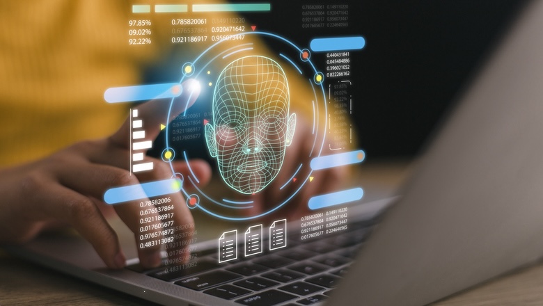 A deepfake simulated image